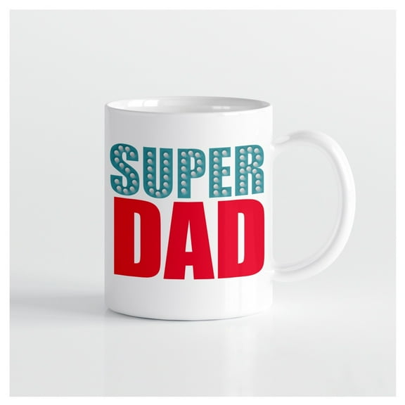Super Dad Mug | Hero Father Gift | Cool Coffee Cup
