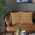 thumbnail image 5 of Halloween Throw Pillow Covers, halloween pumpkins plaid Halloween Decorations Square Pillow Cases with Invisible Zipper for Bed Couch Sofa, Farmhouse Halloween Decor-2 Pack 12x12, 5 of 6