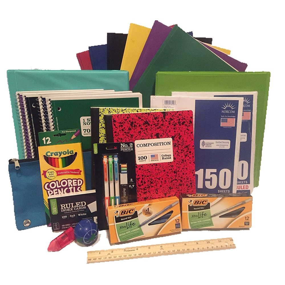 Secondary School Supply Pack 25 Essential Items for College, High