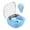 Light blue, variant on Wireless Earbuds, Bluetooth 5.3 Headphones Bass Stereo, Ear Buds with Noise Cancelling Mic LED Display, IP7 Waterproof in Ear Earphones, 36H Playtime for Laptop Pad Phones Sports Workout