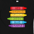 thumbnail image 4 of Inktastic Colored Crayons Boys or Girls Baby T-Shirt, 4 of 5