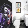 thumbnail image 4 of The Nightmare Before Christmas Rideau de Douche Décoratif Rideau de Bain Imperméable en Polyester avec 12 Crochets, 4 of 7