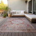 thumbnail image 6 of Addison Rugs Chantille Indoor/Outdoor Traditional Oriental Red Washable Rectangle Rug, 2'6" x 3'10", 6 of 6