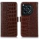 thumbnail image 1 of Para OnePlus 12R 5G/ Ace 3 5G Funda RFID Bloqueo de cuero genuino de vaca Funda tipo billetera para teléfono, 1 of 5