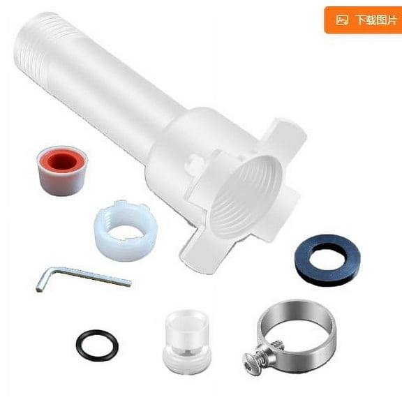 QIDITONG 1 Set Four-In-One Tub Spout Adapter Threaded Bathtub Faucet Adapter Slip Bathtub Spout Adapter Kit With Assembly Tool For Copper Pipe