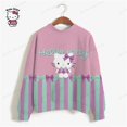 thumbnail image 3 of Sudadera con capucha de manga larga con estampado de HELLO KITTY para mujer, suéter de moda con capucha de dibujos animados para otoño e invierno, 3 of 5