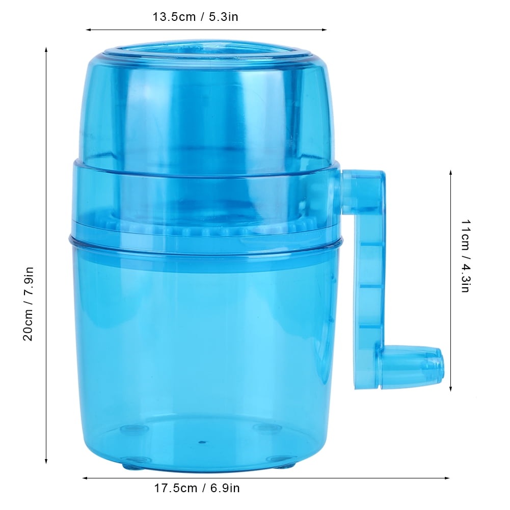 Portable Ice Shaver and Snow Cone Machine, Household Hand Crank Manual Ice Crusher,Mini Manual Ice Crusher,Ice Shaver Machine Maker, Kitchen Utensils