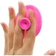 thumbnail image 2 of 2 cepillos de limpieza JM cepillo de limpieza facial silicona rojo rosa verde claro, 2 of 5
