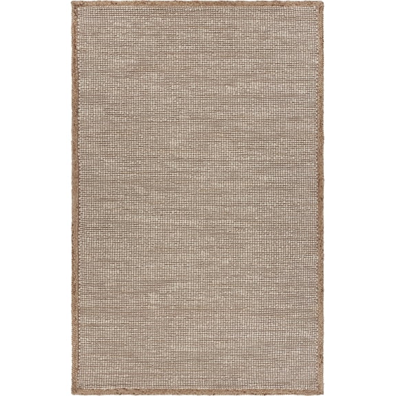Lr Home Woven Solid Print Hand-Made Area Rug, 8' x 5'