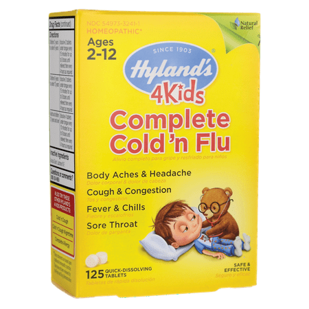 Hyland's Complete Cold 'n Flu 4Kids 125 Tabs