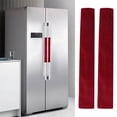 thumbnail image 2 of Matsuzay Paquete de 2 guantes protectores antideslizantes para manija de puerta de refrigerador Electrodomésticos Vino rojo Matsuzay HA063740-01, 2 of 6