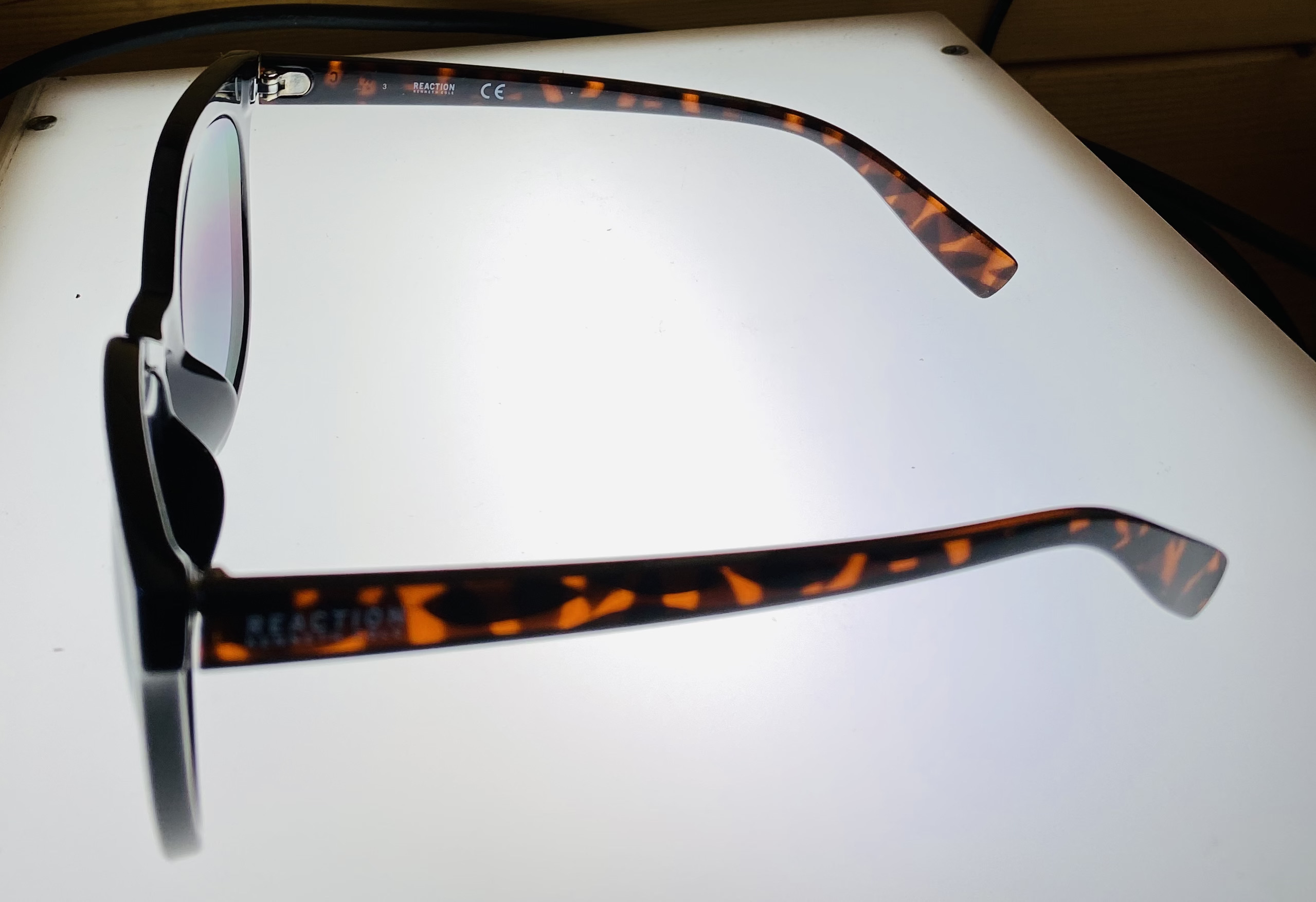 Kenneth Cole Reaction Womens Cat Eye Black Tortoise Plastic  display picture 3