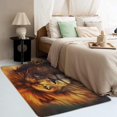 thumbnail image 4 of Lion Rug & Home Decor - African Animal Rugs for Entryway, Front Door Mat Indoor Entrance, Washable Rugs, 2x3 Rug, Non Slip Soft Area Rug, Wild Animal Carpet & Room Decorations Y-&214, 4 of 7