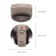thumbnail image 2 of QUMIIRITY 2Ud Fireplace Gas Control Knob Beige De Zinc Aleación Para Y Protección, 2 of 7
