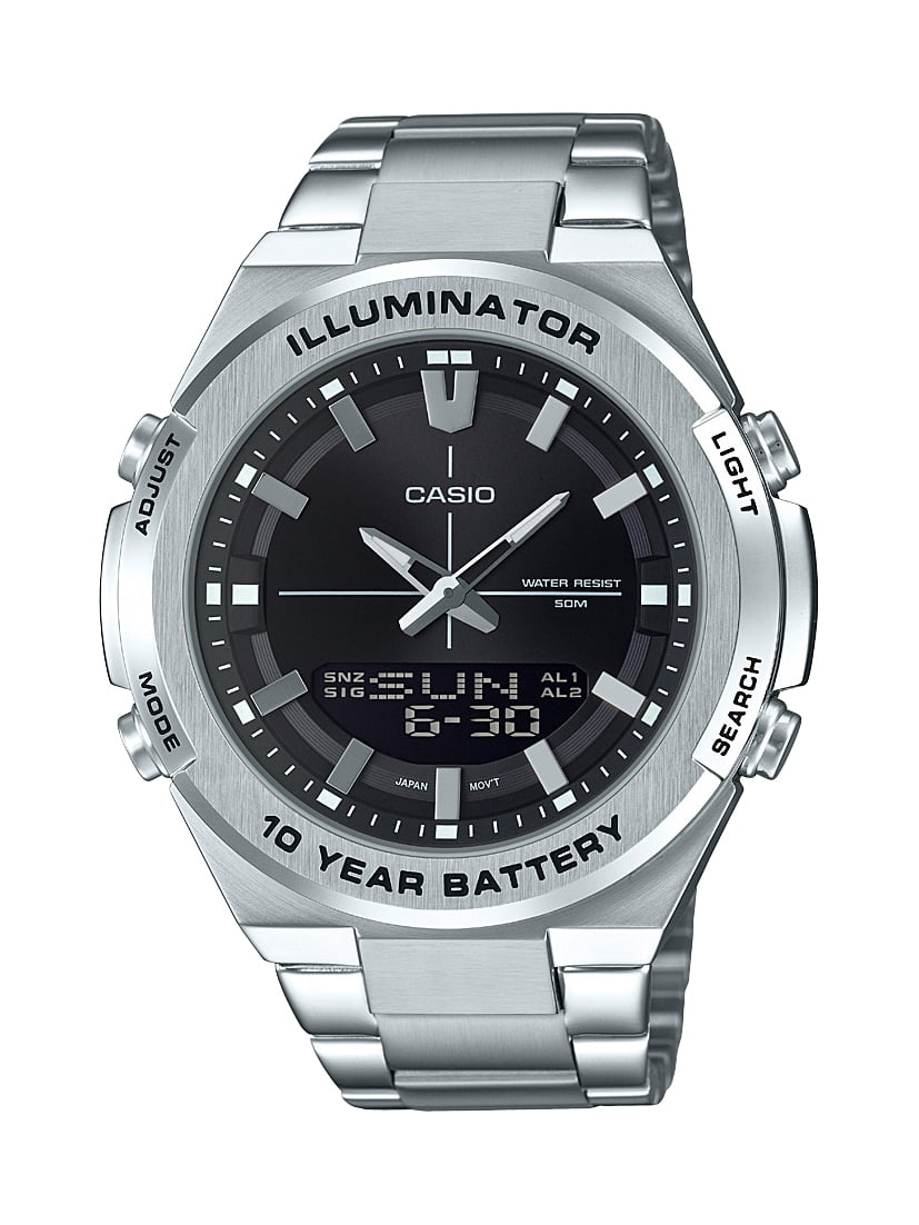 casio men's stainless steel watch