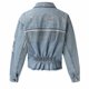 thumbnail image 3 of Gibobby chaquetas de invierno largas Chaqueta de mezclilla corta suelta de estrella de borla de otoño e invierno para mujer (Azul, XL), 3 of 5