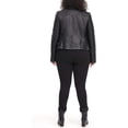 thumbnail image 3 of HOT Women's Genuine Black Lambskin Real Leather Jacket Stylish Biker Coat W458, 3 of 4