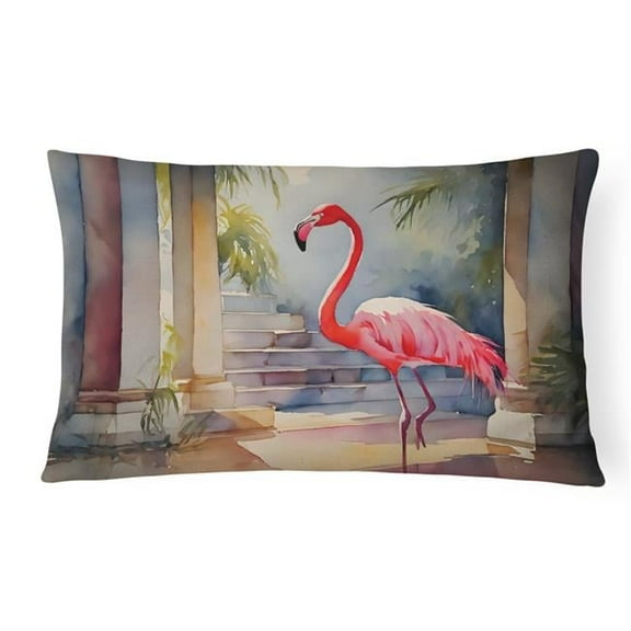 3 x 16 x 12 in. Flamingo Throw Pillow