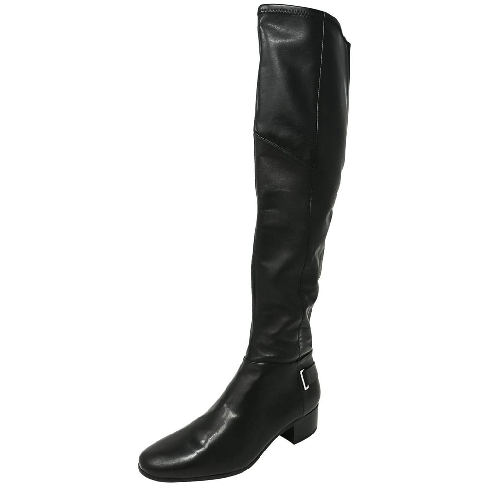 H by Halston - H By Halston Women's Karlie Black Knee-High Leather ...