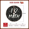 thumbnail image 4 of Bingfone Christmas Tree Skirt Mat Christmas Decoration Interior 48"-I Love Math, 4 of 8