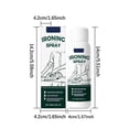 thumbnail image 3 of CaiTeLin Ironing Starch Spray 100ml for Clothes, Heavy Hold Fabric Dewrinkle Spray with Guard Formula, Wrinkle Remover for Fabric, Linen, Cotton, Home, Laundry, Daily Use, Professional Care, 3 of 9