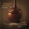Lindt LINDOR 70% Extra Dark Chocolate Candy Truffles, 5.1 oz Bag-2pk, With White Bowl By OMA