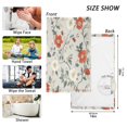 thumbnail image 6 of Yayeee 2 Pack Hand Towels for Bathroom 100% Cotton 16" x 28" Soft Absorbent Kitchen Towel, Red and White Floral Pattern, 6 of 7
