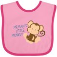thumbnail image 3 of Inktastic Memaw's Little Monkey Boys or Girls Baby Bib, 3 of 4