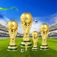 thumbnail image 6 of 13cm/5.1inch World Cup Replica Football Champion Trophy, High Quality Resin Sculpture, Home Office Decoration Own a World Soccer's Biggest Prize for Sport Fan League Team,Gold,World Cup Soccer, 6 of 6