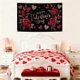 thumbnail image 6 of Gallickan Valentine's Day Wall Hanging, 71 x 45 Inch Big Fabric Tapestry, Room Decor Bedroom Decor, Holiday Themed Wall Covering for Home Decoration and Gifts, B, 6 of 6