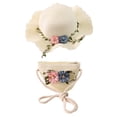 thumbnail image 3 of Sombrero de sol Baoblaze para niñas blanco, 3 of 8