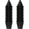 thumbnail image 5 of Universal Steering Rack and Pinion Tie Rod Boots, Silicone Bellow Boots with 2 Pieces Gaiter Pinion Boots, 4 Pieces Locking Clamps and 4 Pieces Cable Ties, Black, 5 of 7