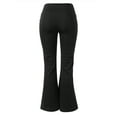thumbnail image 3 of Cilcicy Women Slim Athletics Trousers Activwear Bootcut Pants with Pockets, 3 of 8