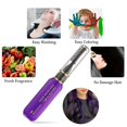 thumbnail image 5 of Set de tizas de color temporal para cabello oscuro con peine, 13 tonos vibrantes, fácil de quitar con agua, 3 ml., 5 of 5