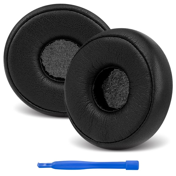 Linkidea Replacement Ear Pads for AKG N60NC Wireless Headphones Ear Cushions, Headset Earpads, Not Fit for N60NC Wired (Protein Leather  / Black)