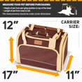 thumbnail image 5 of Bolsa de transporte para mascotas PETPROVED plegable con malla transpirable M, 5 of 5