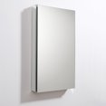 thumbnail image 2 of Fresca Senza 20" Aluminum Bathroom Medicine Cabinet with Mirrors in Mirrored, 2 of 6