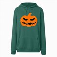 thumbnail image 6 of Towmus Women Cute Pattern Hoodie Girl Halloween Pumpkin Face Personalized Cartoon Sweatshirt Long Sleeve Harajuku Streetwear, 6 of 6
