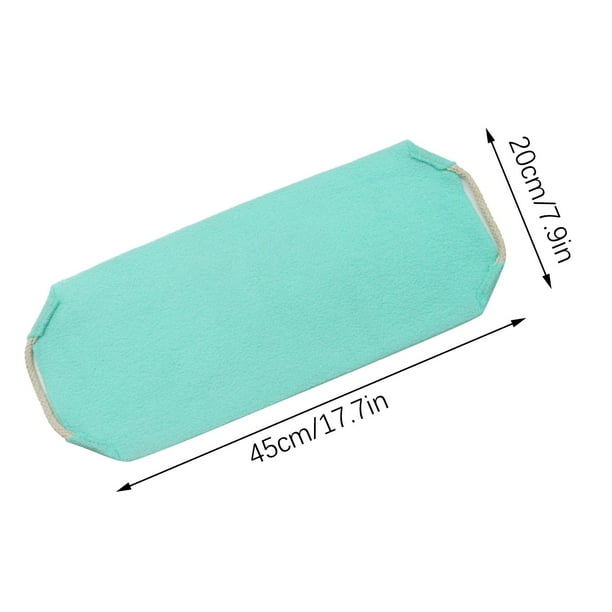Toalla Exfoliante Elástica Para Espalda, Doble Uso, Tela De Nailon, Mango Largo, 45 X 20 Cm, Paquete De 2,Vsgery