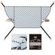 thumbnail image 3 of Parasol para coche 230x120 de doble cara de espuma gris, protector solar y bloqueador de nieve, delantero, para coche, abrigo, para coches., 3 of 9