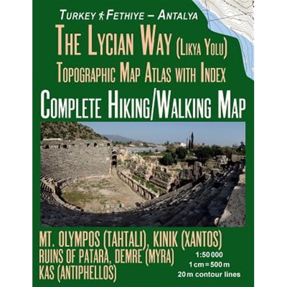 Pre-Owned Travel Guide Trail Maps of Turkey: The Lycian Way (Likia Yolu) Topographic Map Atlas with Index 1 (Paperback)
