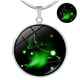 thumbnail image 1 of Fiudx Collar Luminoso, Colgante de Las 12 Constelaciones, Joyería de Cristal Multicolor, Diseño de Aleación, Accesorio Llamativo, Regalo para Amantes de Las Estrellas, Empaque Exclusivo Incluido., 1 of 2