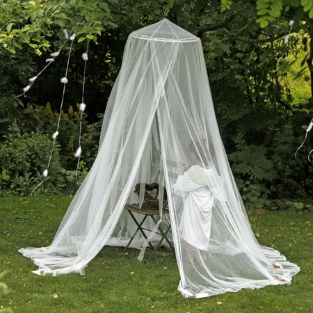 Mosquito Net - Keeps Away Insects & Flies - Perfect Use For Indoors And Outdoors - Playgrounds, Fits Most Size Beds, Cribs - Conical Design, Including Hanging Parts and a FREE Carry Bag To Carry (Best Way To Keep Mosquitoes Away From Backyard)