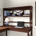 thumbnail image 2 of Bush® Furniture Key West 60"W Desk Hutch, Bing Cherry, Standard Delivery, 2 of 8
