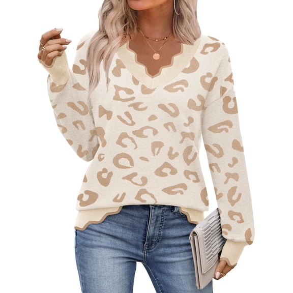 Zeagoo Women's Fall Sweater Casual Long Sleeve Lightweight Ribbed Knit Pullover Sweaters Dressy Casual Tops