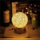thumbnail image 2 of Bewildely Lámpara LED de noche estilo bola con carga USB Sepak Takraw Light para la decoración del dormitorio de la habitación del hogar Iluminación y accesorios blanco Bewildely HA026160-01, 2 of 5