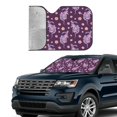 thumbnail image 2 of Yiaed Snake And Flower Print Car Windshield Sunshade Front Auto Car Front Window Sun Shade Foldable Sun Visor Shield Cover Auto Accessories for Sedan SUV Truck-Medium, 2 of 5