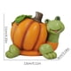 thumbnail image 5 of Xihbxyly Estatua de Zorro de Halloween, Bonita Decoración de Calabaza, Figuras de Tortuga y Búho, Decoración de Halloween para Interior y Exterior, Un Toque Único para El Jardín, Tamaño 13 X 8 X 11 C, 5 of 6