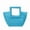 Blue, variant on Women Macaron Colored Acrylic Beaded Tote Handmade Bags for Wedding Evening Party