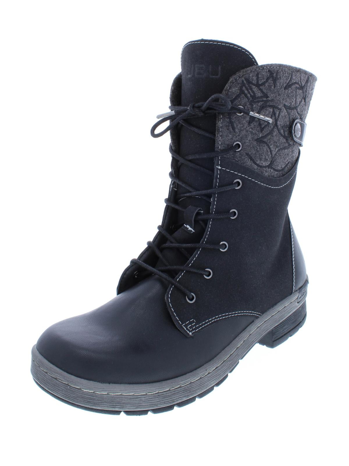 JBU by Jambu Womens Hemlock Encore Vegan Leather Lace Up Combat
